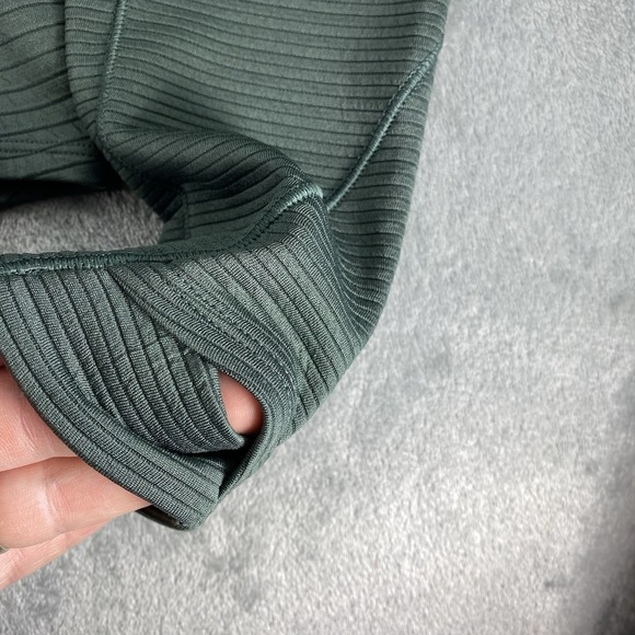 Lululemon Ventscape Half-Zip Long Sleeve Top Womens Sz 12 Smoked Spruce Athletic - Picture 2 of 12